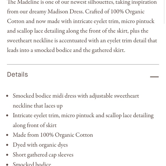 Christy Dawn Madeline Dress NWT PEARL -- TRADE OR BUY - Picture 6 of 7